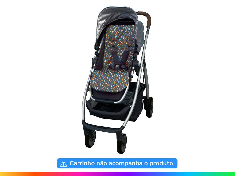 Almofada para Carrinho de Bebê Drops Buba Preto - 2