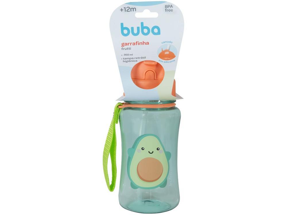 Garrafa Infantil 350ml com Canudo Buba Frutti Avocado Laranja - 10