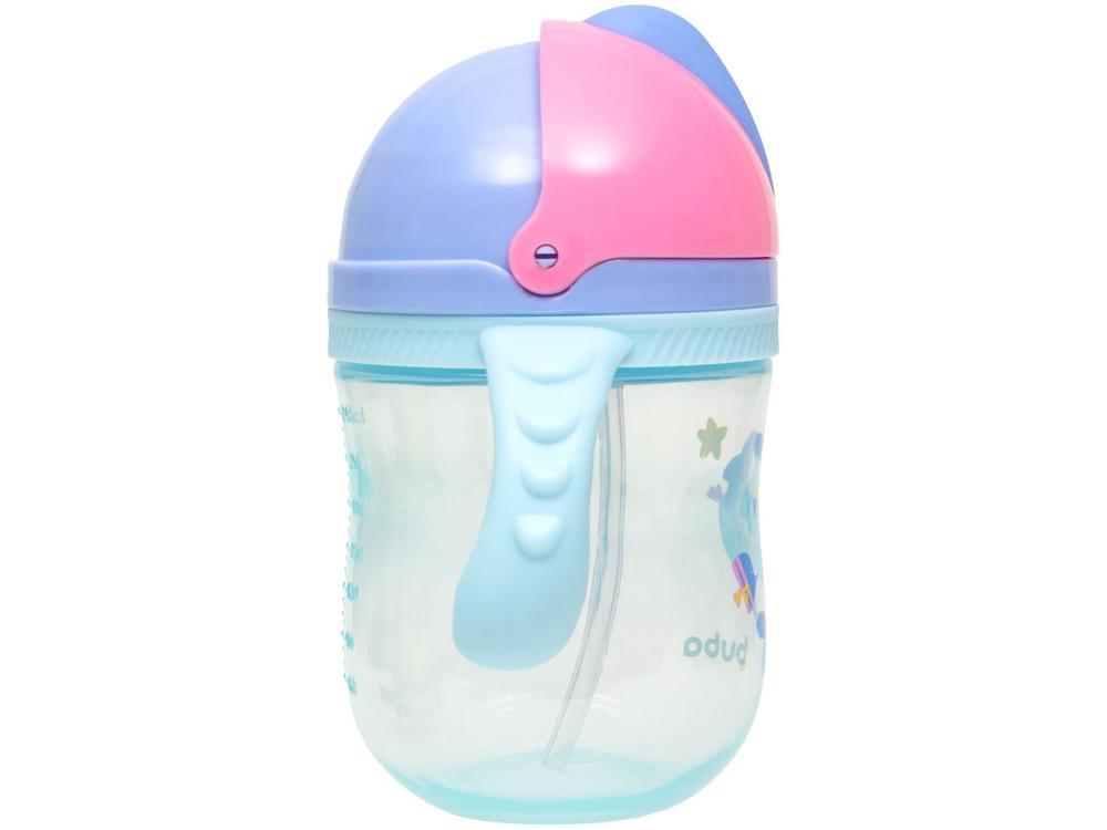 Copo Infantil com Alça e Canudo 240ml Buba Baleia - 4