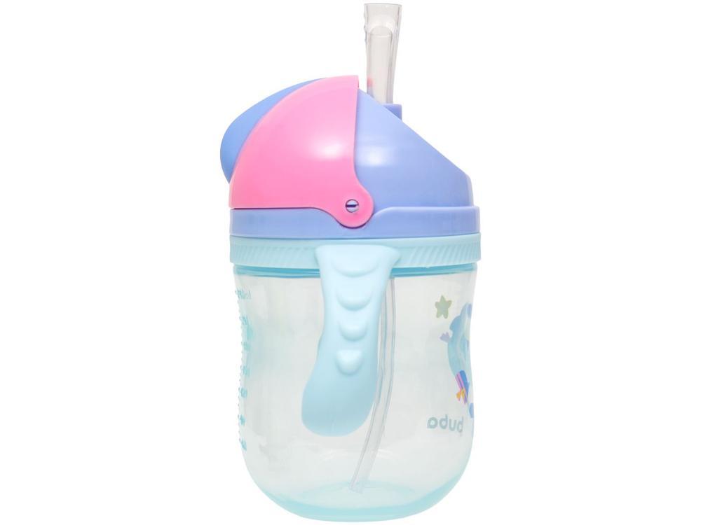 Copo Infantil com Alça e Canudo 240ml Buba Baleia - 6