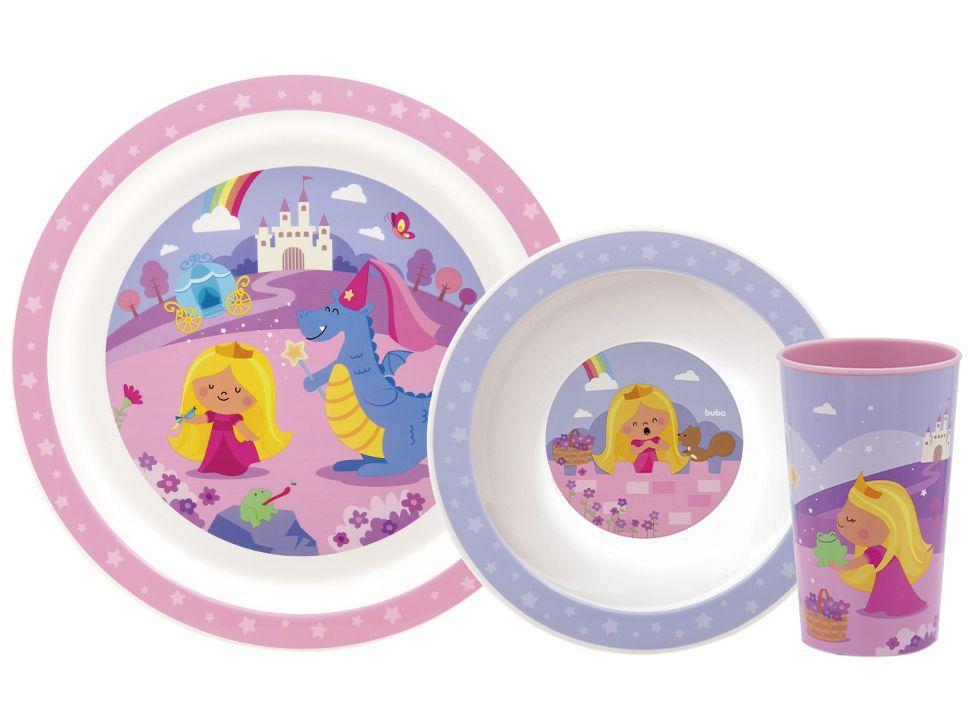 Kit Refeição Infantil Buba Aventuras Princesa - 1