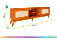 Rack para TV até 65" 2 Portas EDN Móveis Andros - 4