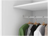 Guarda-roupa Casal com Espelho 3 Portas 6 Gavetas Caemmun Spazio - 6