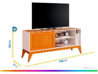 Rack para TV até 55" 1 Porta EDN Móveis Aruba