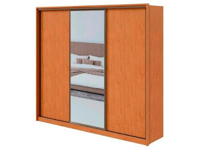 Guarda-roupa Casal com Espelho 3 Portas 6 Gavetas Caemmun Spazio