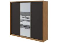 Guarda-roupa Casal com Espelho 3 Portas 6 Gavetas Caemmun Spazio - 5