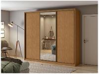 Guarda-roupa Casal com Espelho 3 Portas 6 Gavetas Caemmun Spazio - 6