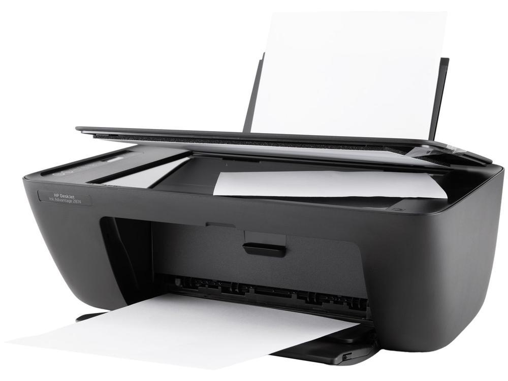 Impressora Multifuncional HP DeskJet Ink 2874 Wi-Fi Jato de Tinta Térmico Colorida USB - 10