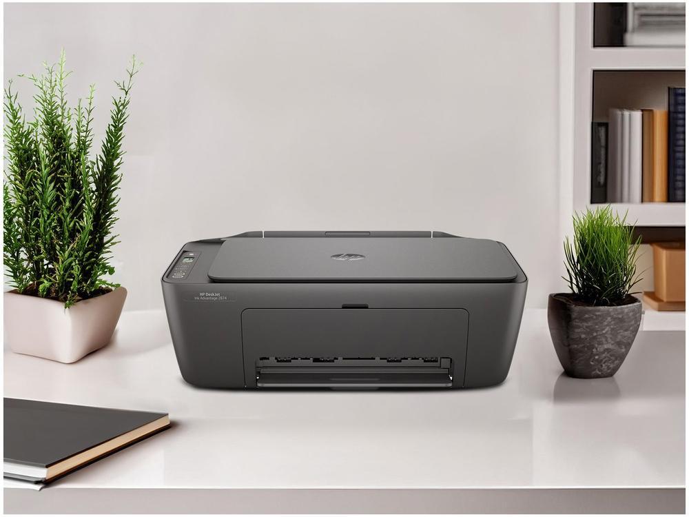 Impressora Multifuncional HP DeskJet Ink 2874 Wi-Fi Jato de Tinta Térmico Colorida USB - 3