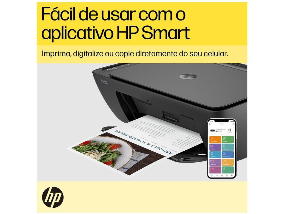 Impressora Multifuncional HP DeskJet Ink 2874 Wi-Fi Jato de Tinta Térmico Colorida USB - 5