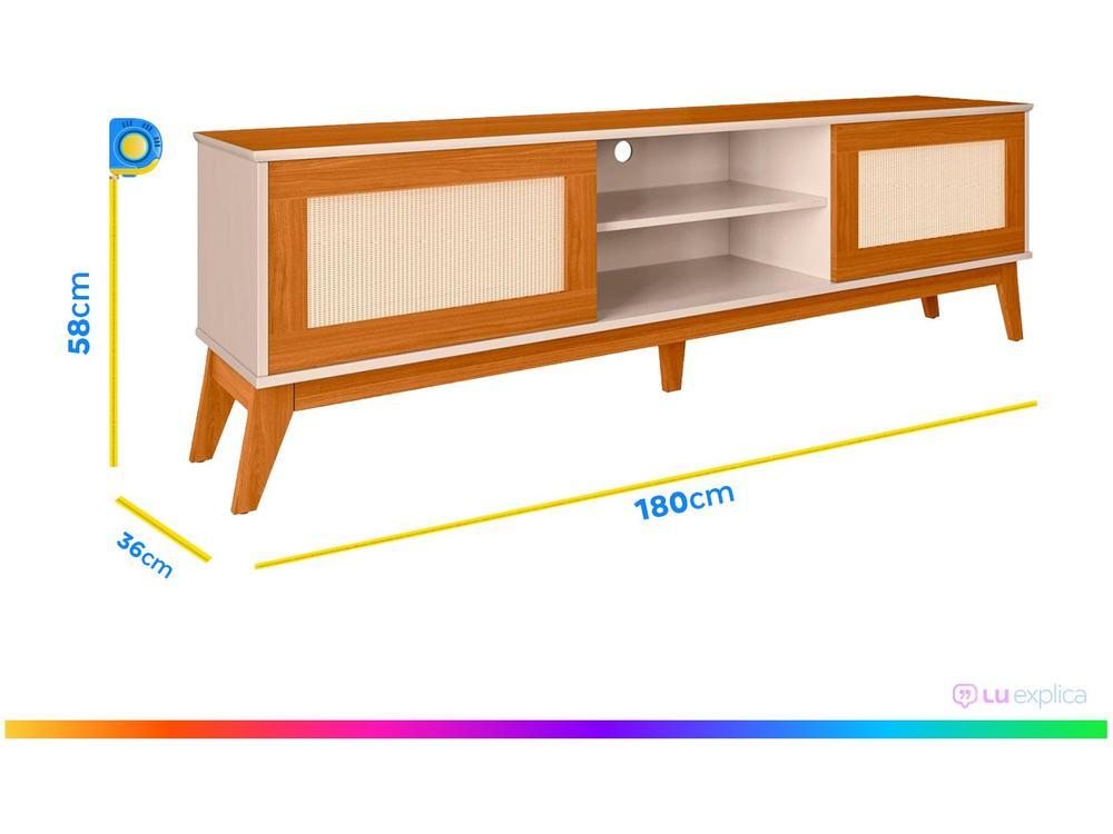 Rack para TV até 65" 2 Portas EDN Móveis Andros - 4