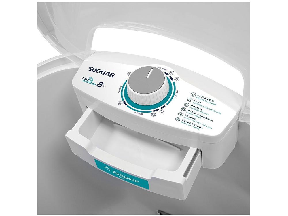 Tanquinho de Lavar Roupas Suggar 8Kg Neo LE8001BR - 16
