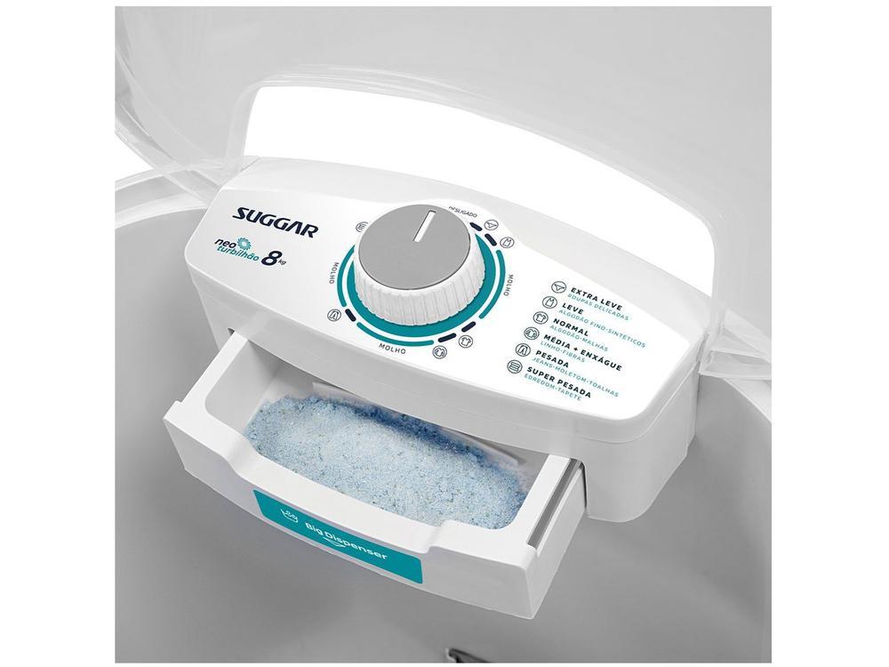 Tanquinho de Lavar Roupas Suggar 8Kg Neo LE8001BR - 17