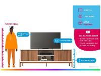 Rack para TV 72” 2 Portas Caemmun Tannen 1.8 - 2