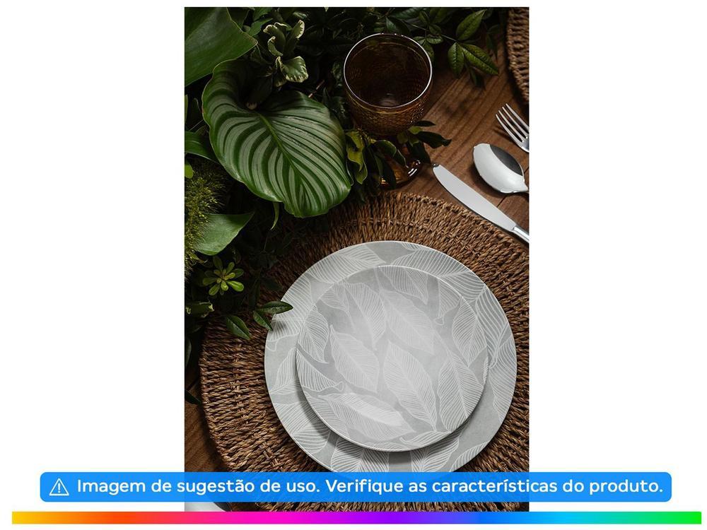 Aparelho de Jantar e Cappuccino 20 Peças Tramontina Redondo de Porcelana Cinza Arbo 96589038 - 3