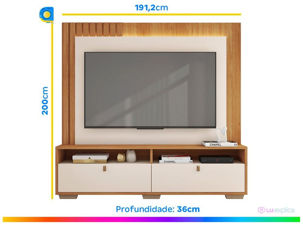 Estante Home para TV 70" 2 Portas Caemmun Fox 2.0 - 3