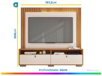 Estante Home para TV 70" 2 Portas Caemmun Fox 2.0 - 3