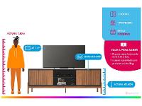 Rack para TV 72” 2 Portas Caemmun Tannen 1.8 - 2