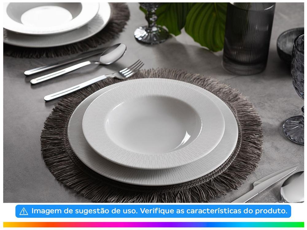 Aparelho de Jantar e Chá 20 Peças Tramontina Redondo de Porcelana Branco Santorini 96589026 - 4