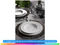 Aparelho de Jantar e Chá 20 Peças Tramontina Redondo de Porcelana Branco Santorini 96589026 - 3