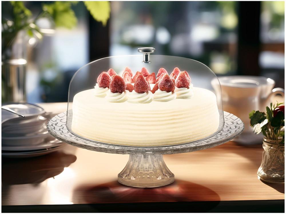 Boleira de Vidro com Tampa Ruvolo Sweet Cake 30cm - 2