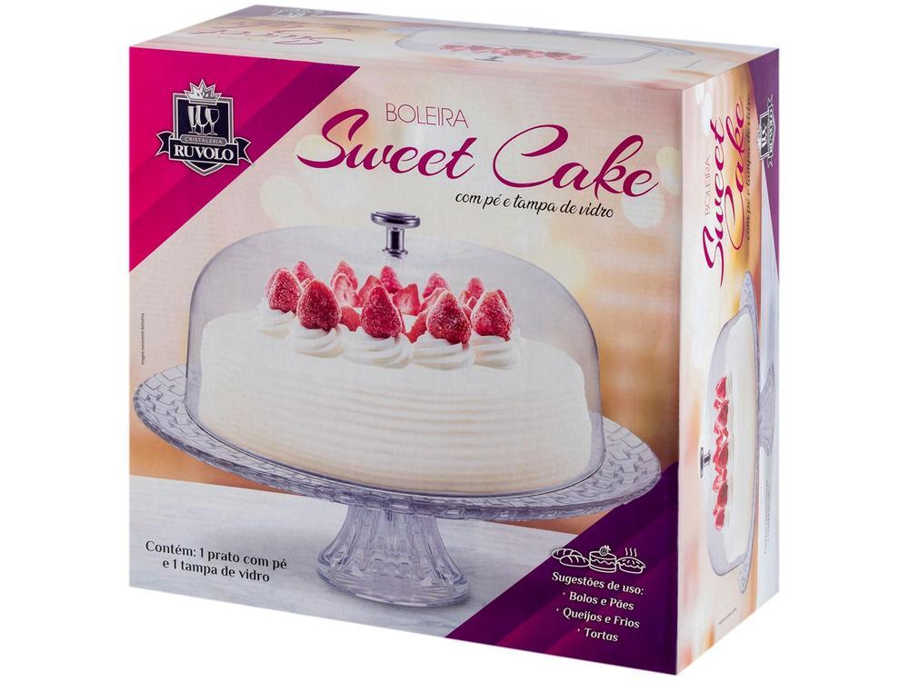 Boleira de Vidro com Tampa Ruvolo Sweet Cake 30cm - 8