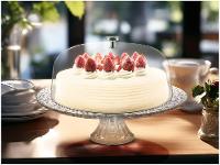 Boleira de Vidro com Tampa Ruvolo Sweet Cake 30cm - 2