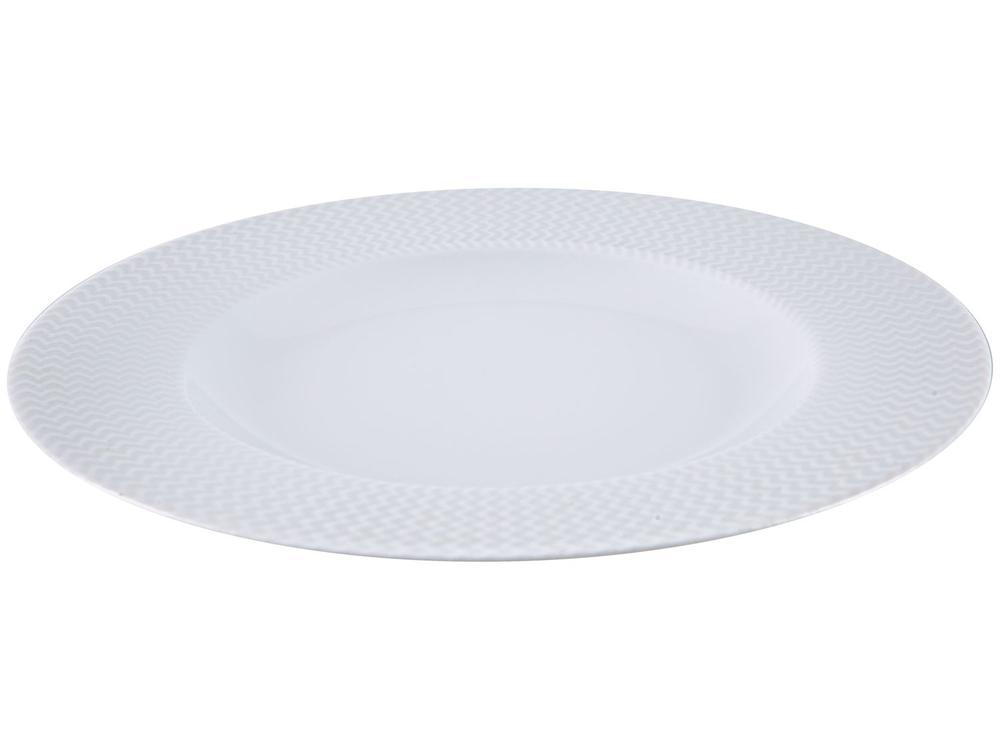 Aparelho de Jantar e Chá 20 Peças Tramontina Redondo de Porcelana Branco Mesh 96589028 - 7