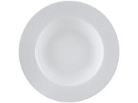 Aparelho de Jantar e Chá 20 Peças Tramontina Redondo de Porcelana Branco Mesh 96589028 - 8