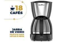 Cafeteira Elétrica Britânia BCF19 18 Cafés Preta