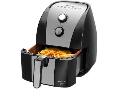 Air Fryer Britânia BFR51 Preto com Timer 5,2L
