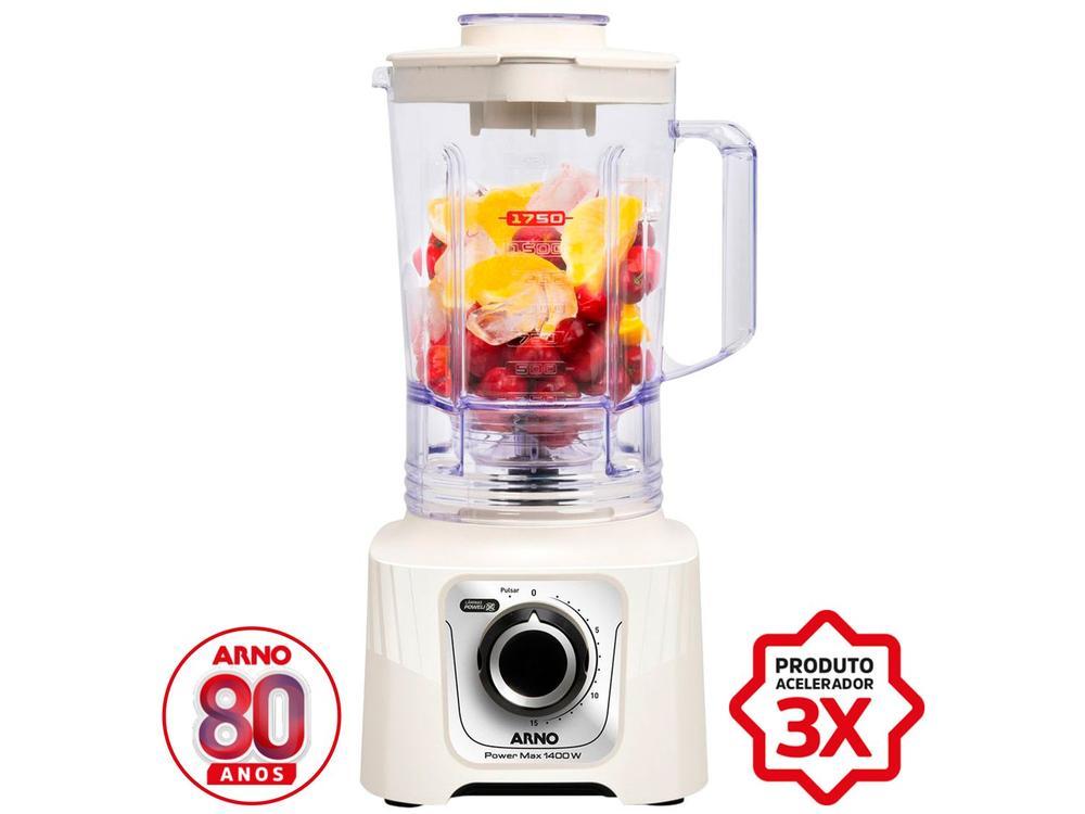 Liquidificador Arno Power Max LN64 15 Velocidades 1400W Marfim - 10