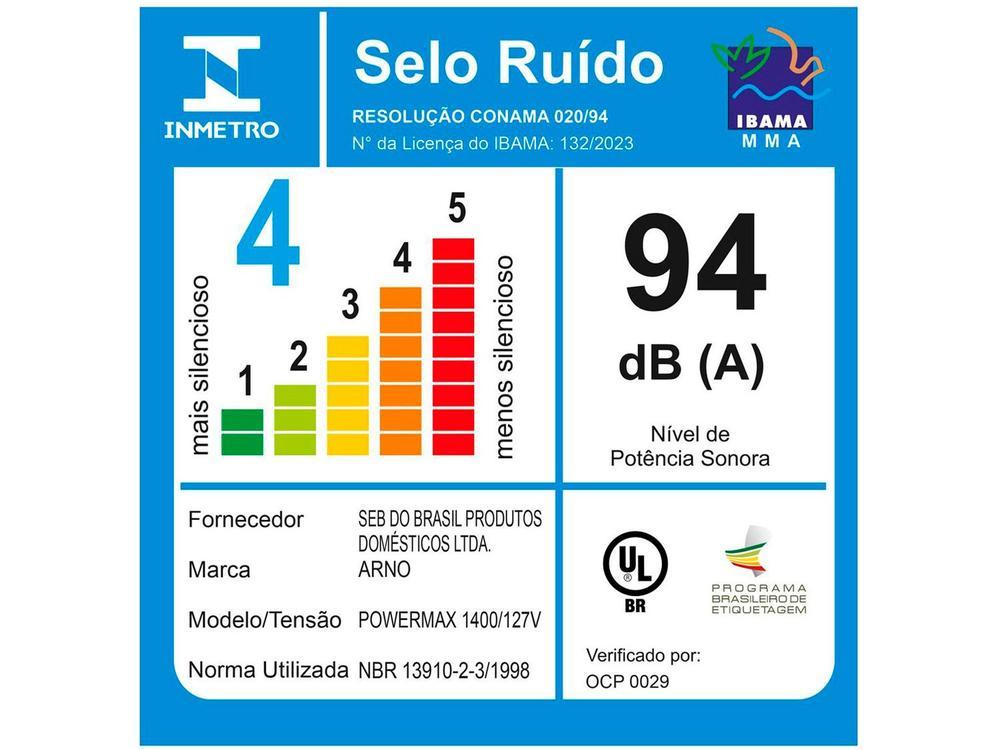 Liquidificador Arno Power Max LN64 15 Velocidades 1400W Marfim - 17