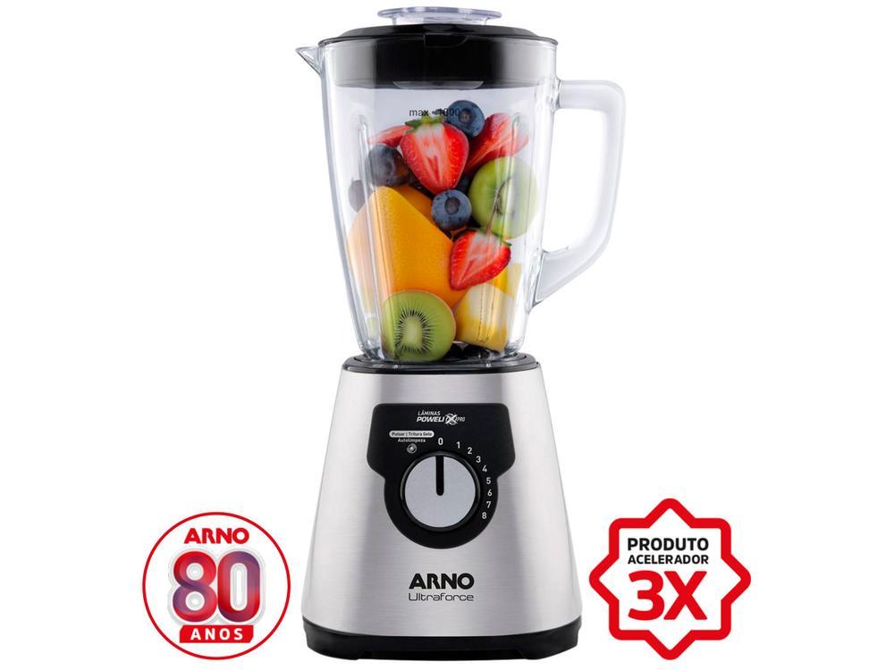 Liquidificador Arno Ultraforce Inox Jarra de Vidro LN92 - 15