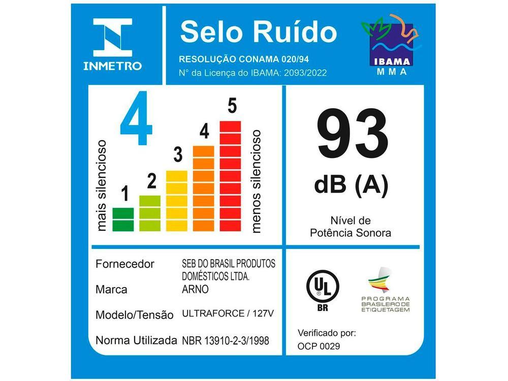 Liquidificador Arno Ultraforce Inox Jarra de Vidro LN92 - 13