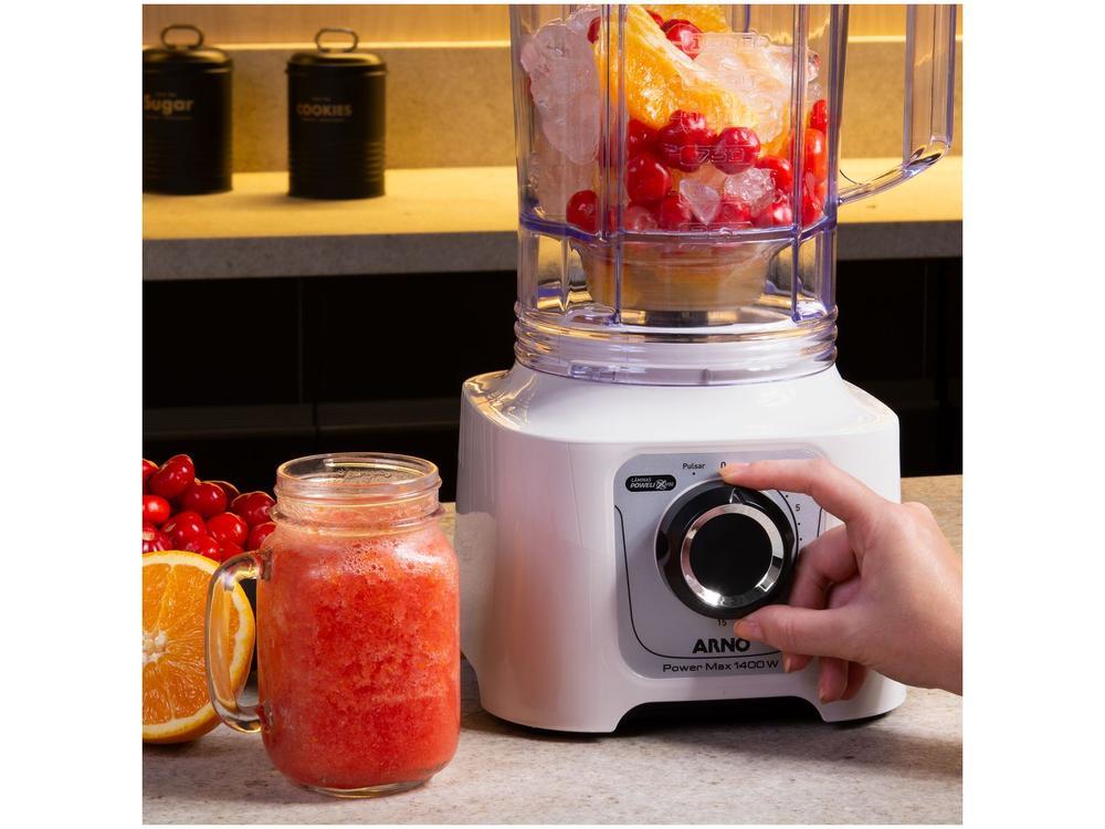 Liquidificador Arno Power Max LN64 15 Velocidades 1400W Marfim - 12