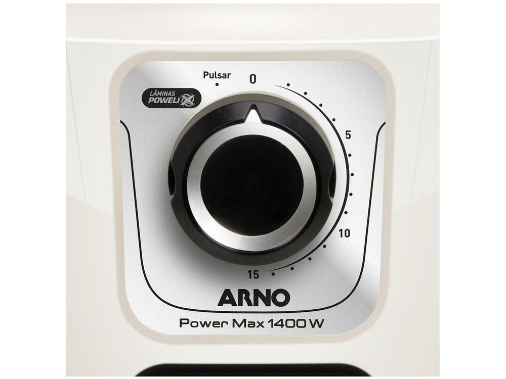 Liquidificador Arno Power Max LN64 15 Velocidades 1400W Marfim - 24