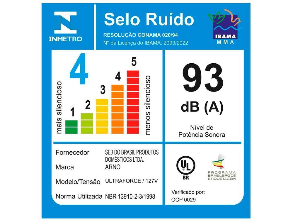 Liquidificador Arno Ultraforce Inox Jarra de Vidro LN92 - 13