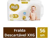 Fralda Mili Premium Love & Care Tam. XXG acima de 15kg 56 Unidades - 2