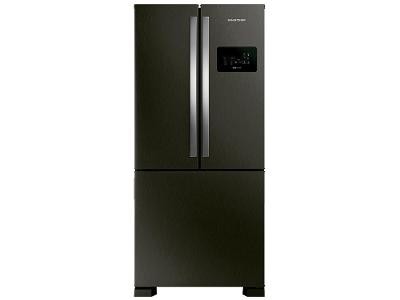 Geladeira/Refrigerador Brastemp Frost Free Side by Side Black Inox 554L BRO85AE