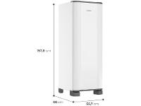 Geladeira/Refrigerador Esmaltec 1 Porta Branca 259L Roc35 Pro - 8
