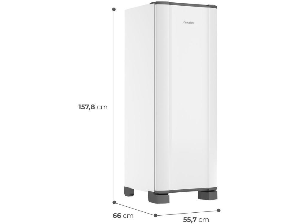 Geladeira/Refrigerador Esmaltec 1 Porta Branca 259L Roc35 Pro - 8