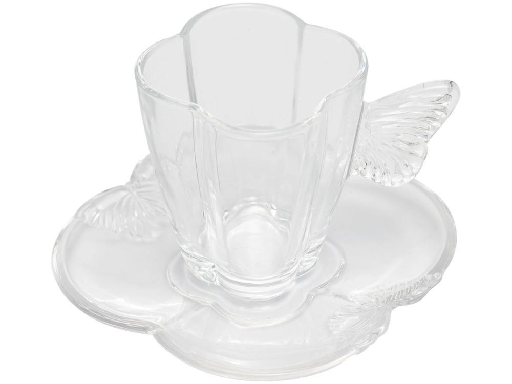 Jogo de Xícaras de Café 80ml Butterfly Wolff 4 Peças - 2