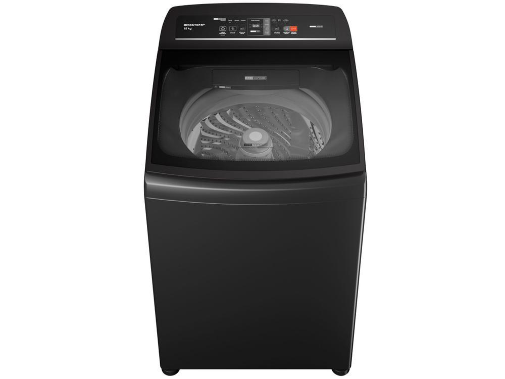 Lavadora de Roupas Brastemp 15kg Cesto Inox 4 Programas de Lavagem Cinza BWT15A9 - 1
