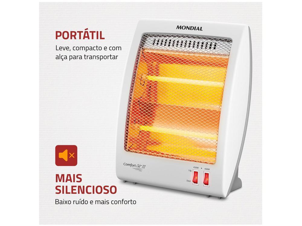 Aquecedor Quartzo Mondial Comfort Air III A-16 Portátil - 21