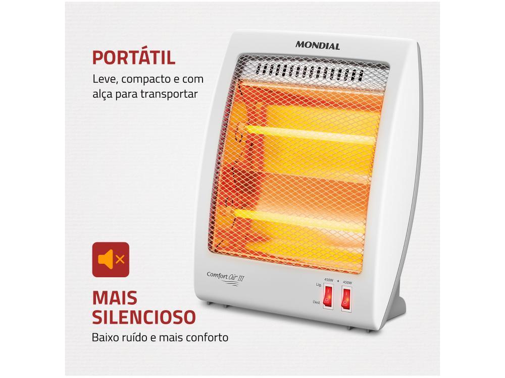 Aquecedor Quartzo Mondial Comfort Air III A-16 Portátil - 5