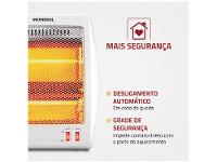 Aquecedor Quartzo Mondial Comfort Air III A-16 Portátil - 20