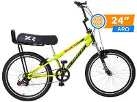 Bicicleta Aro 24" TK3 Track Flip Fire com Banco de Mobilete Aço Carbono - 2