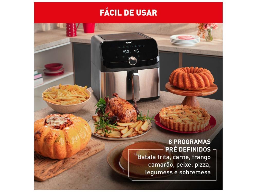 Air Fryer Arno Expert Maxxi AFD7 com Timer Inox 7,5L - 14