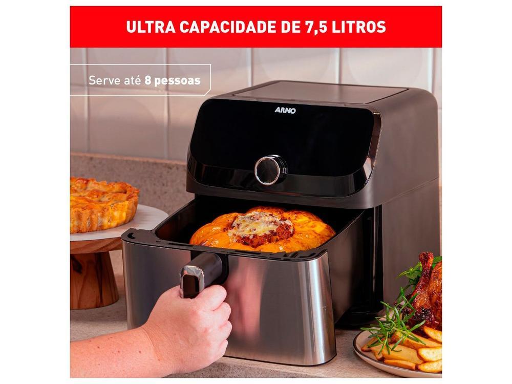 Air Fryer Arno Expert Maxxi AFD7 com Timer Inox 7,5L - 22